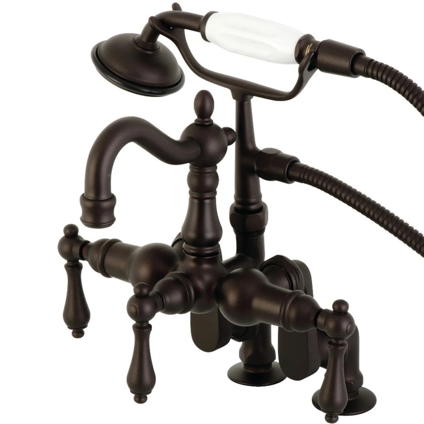Kingston Brass CC6013TX-P Vintage Clawfoot Tub Faucet with Hand Shower