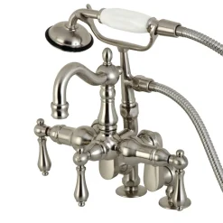 Kingston Brass CC6013TX-P Vintage Clawfoot Tub Faucet with Hand Shower