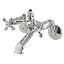 Kingston Brass CC2661 Vintage Wall Mount Tub Faucet with Riser Adapter