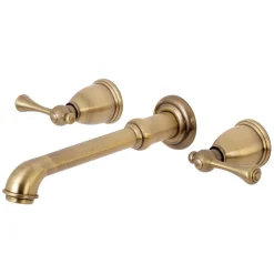 Kingston Brass 8" Center Wall Mount Bathroom Faucet