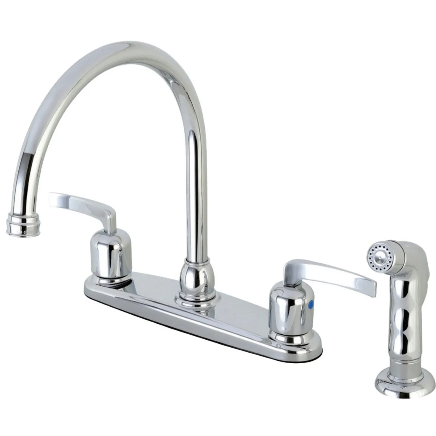 Kingston Brass Centurion Centerset 4-Hole Kitchen Faucet