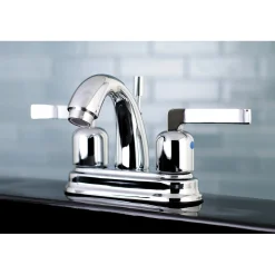 Kingston Brass Centurion 4" Centerset 3-Hole Bathroom Faucet