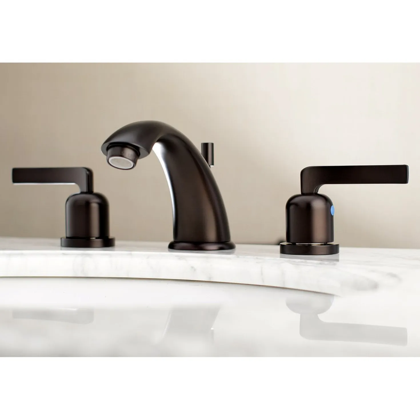 Kingston Brass Centurion 3-Hole 8" Widespread Bathroom Faucet