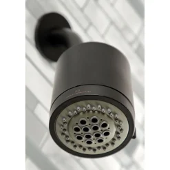 Kingston Brass Centurion Three-Handle Tub and Shower Faucet