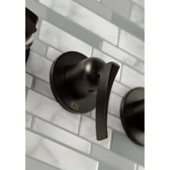 Kingston Brass Centurion Three-Handle Tub and Shower Faucet