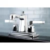 Kingston Brass Centurion Two-Handle 4" Centerset Deck Mount Bathroom Faucet