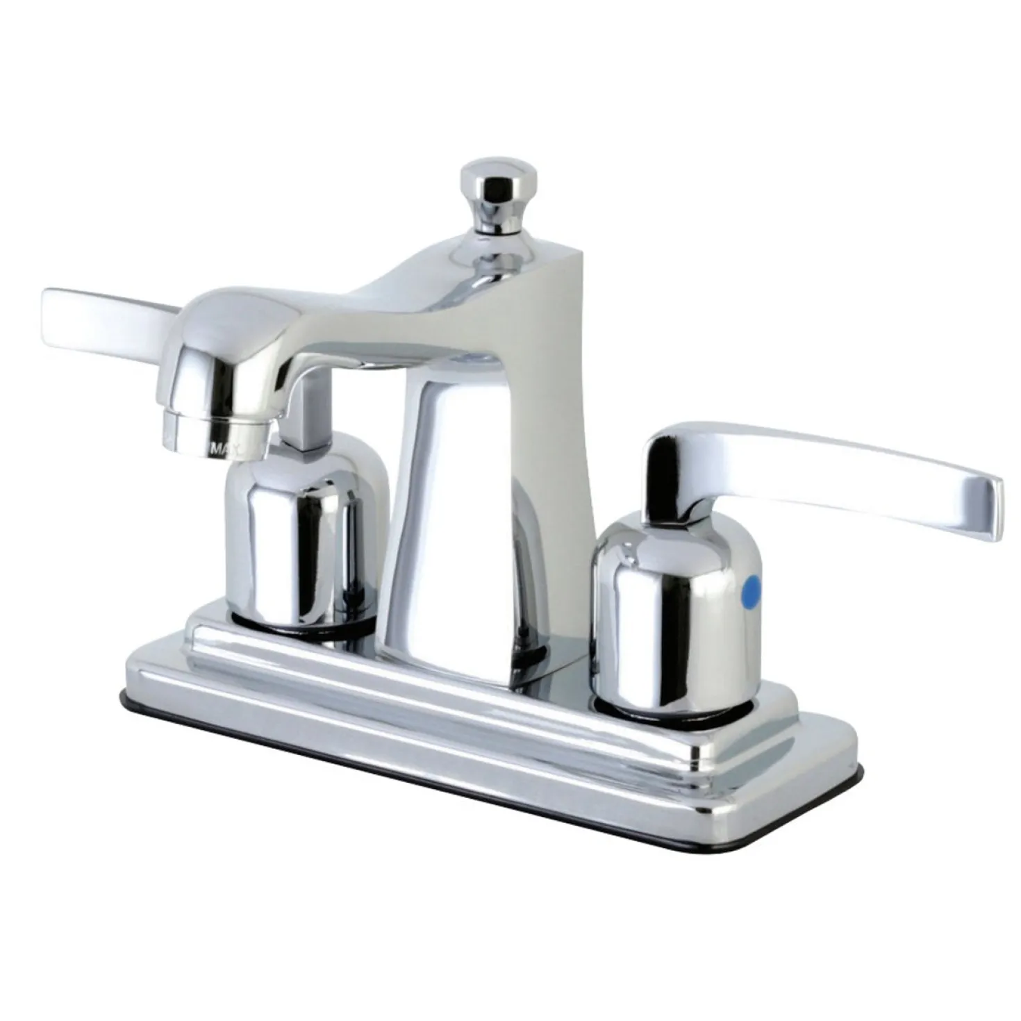 Kingston Brass Centurion Two-Handle 4" Centerset Deck Mount Bathroom Faucet