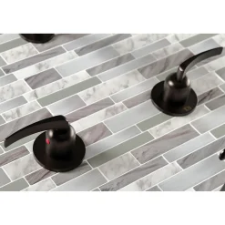 Kingston Brass Centurion Two-Handle Tub and Shower Faucet
