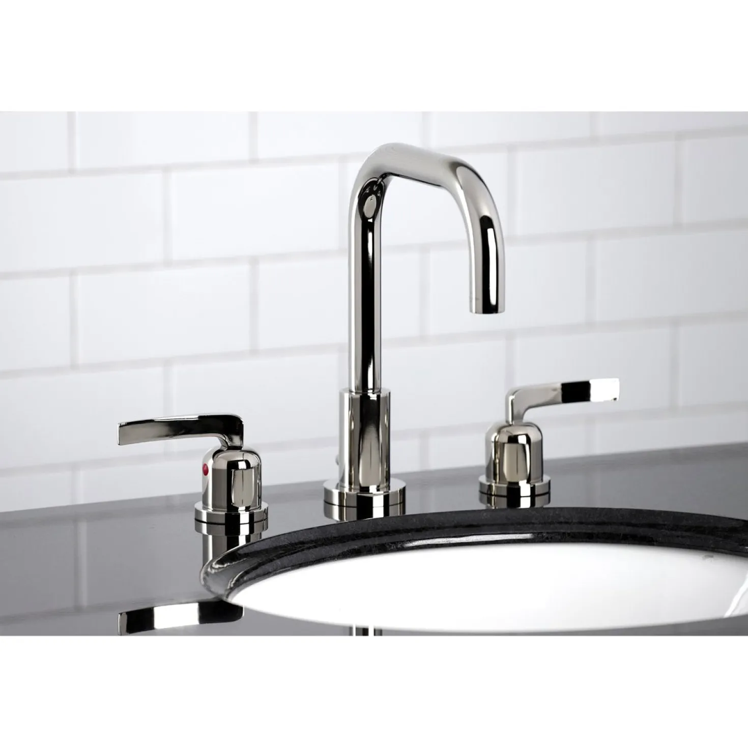 Kingston Brass Centurion Widespread Bathroom Faucet with Brass Pop-Up