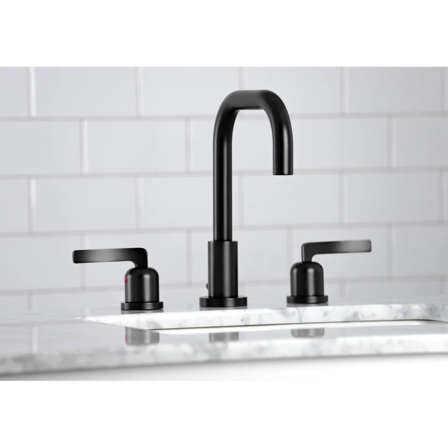 Kingston Brass Centurion Widespread Bathroom Faucet with Brass Pop-Up