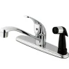 Kingston Brass Chatham Single Handle Kitchen Faucet with Deck Sprayer