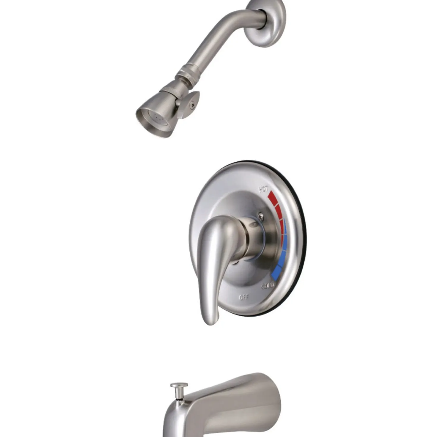 Kingston Brass Chatham Single Lever Handle Tub and Shower Faucet