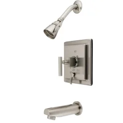 Kingston Brass Claremont Brass Tub and Shower Faucet
