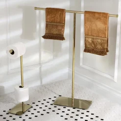 Kingston Brass Claremont Freestanding Toilet Paper Stand