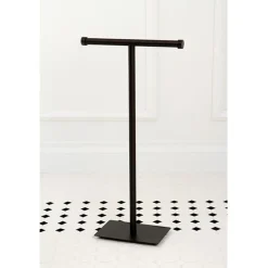 Kingston Brass Claremont Freestanding Double Toilet Paper Stand