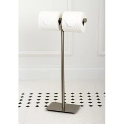 Kingston Brass Claremont Freestanding Double Toilet Paper Stand