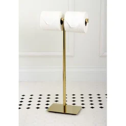 Kingston Brass Claremont Freestanding Double Toilet Paper Stand