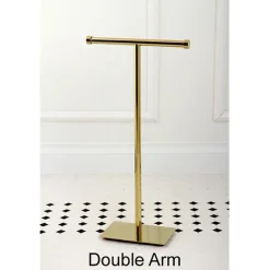 Kingston Brass Claremont Freestanding Double Toilet Paper Stand