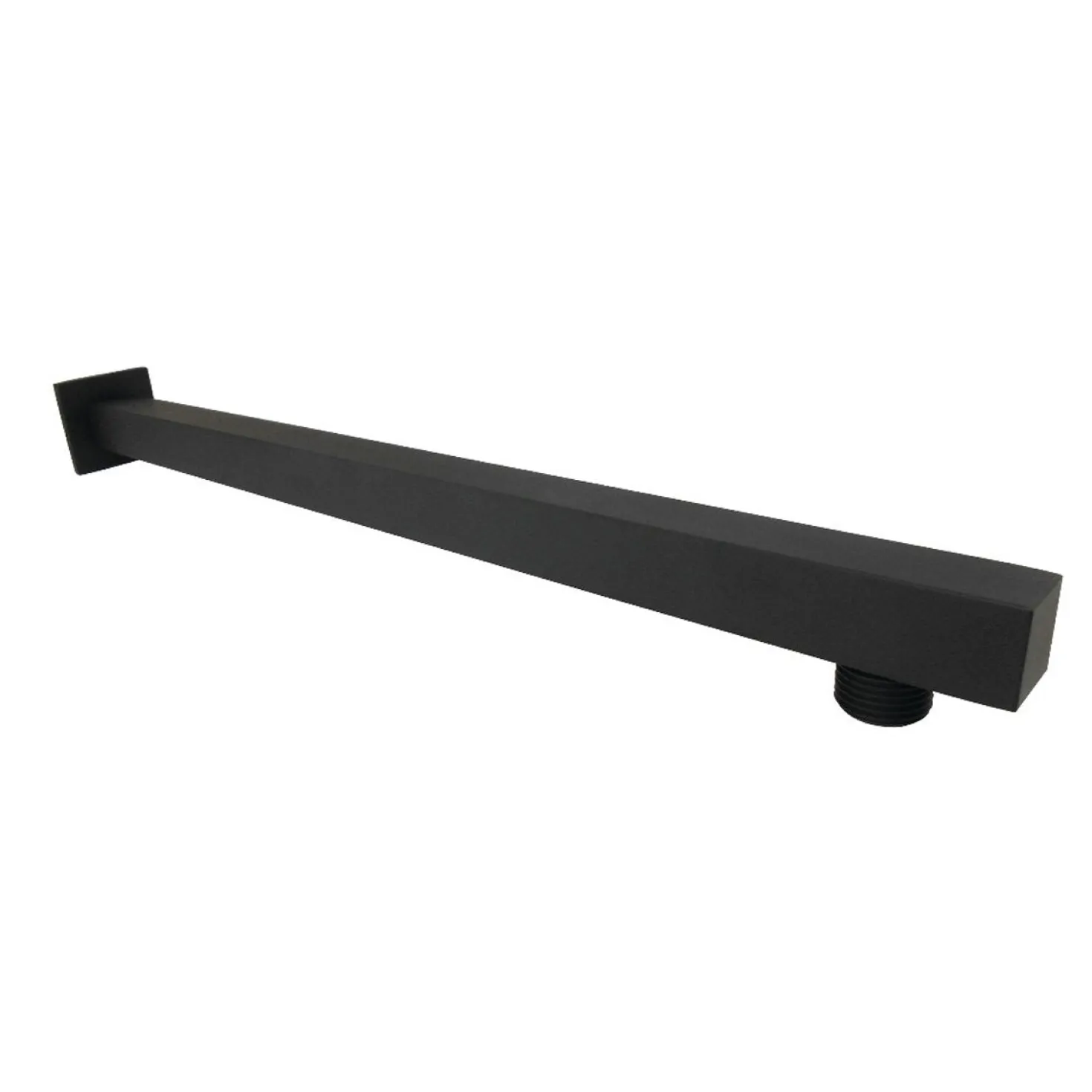 Kingston Brass Claremont 15-3/4-Inch Raindrop Shower Arm with Flange
