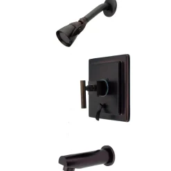 Kingston Brass Claremont Single Handle Tub and Shower Faucet