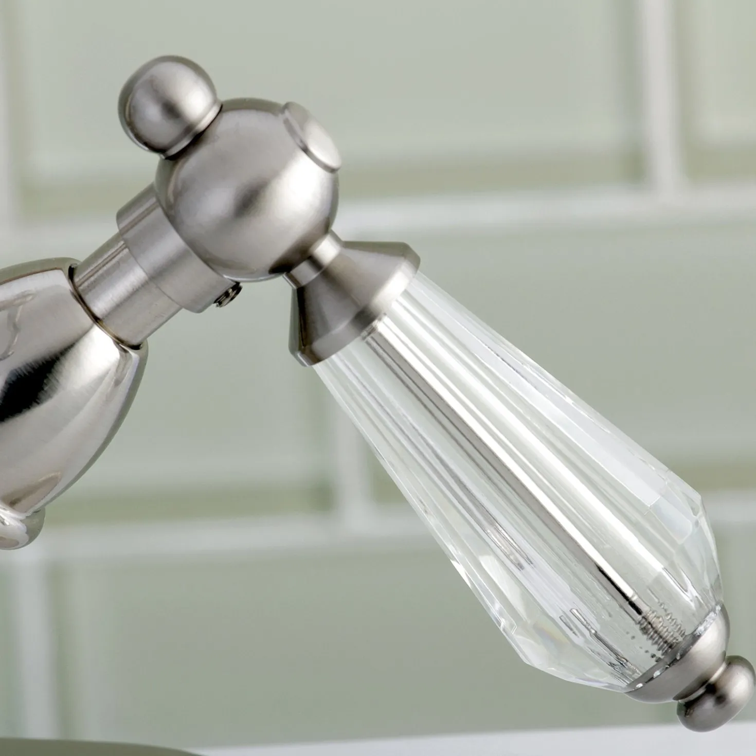 Kingston Brass Classic 4" Centerset Lavatory Faucet with Brass Pop-up