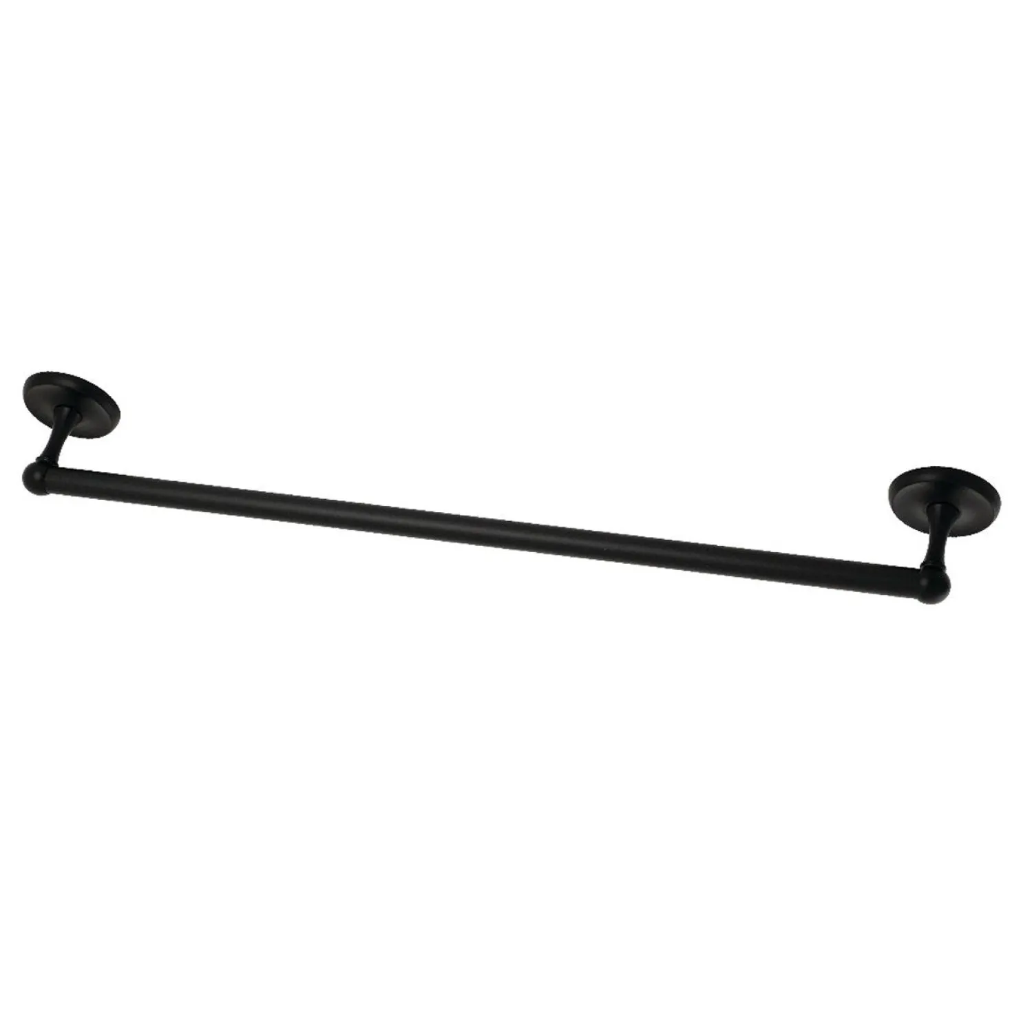 Kingston Brass Classic 24-Inch Towel Bar in Matte Black