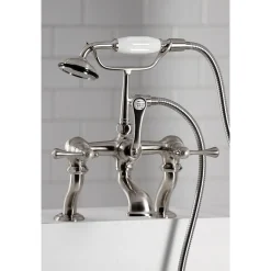 Kingston Brass Clawfoot Tub Faucet with Hand Shower