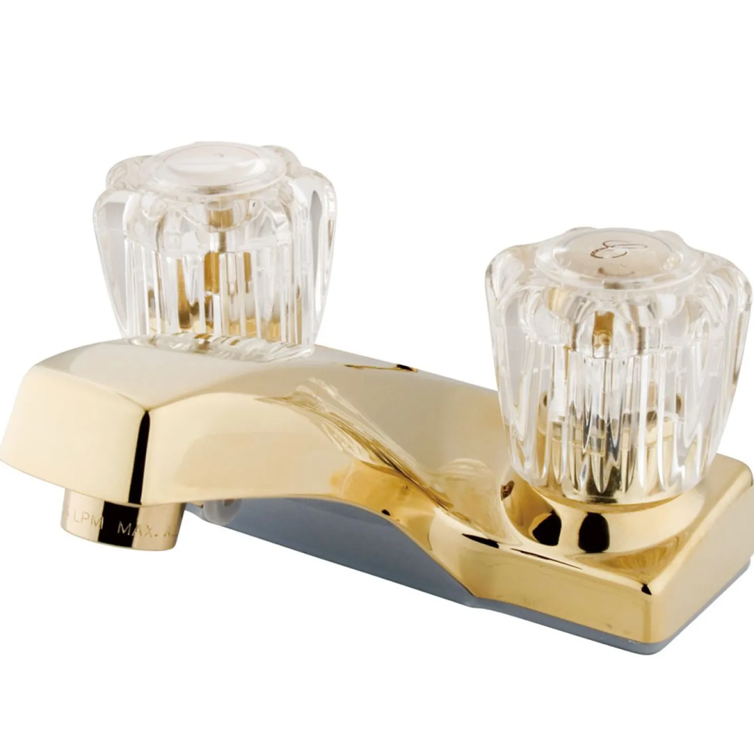 Kingston Brass Columbia Two Handle 4" Centerset Lavatory Faucet in Polished Brass