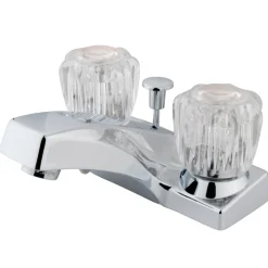Kingston Brass Columbia Two Handle 4" Centerset Lavatory Faucet with Retail Pop-up