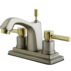 Kingston Brass Concord 4" Centerset Lavatory Faucet with Brass Pop-up and Two Handle
