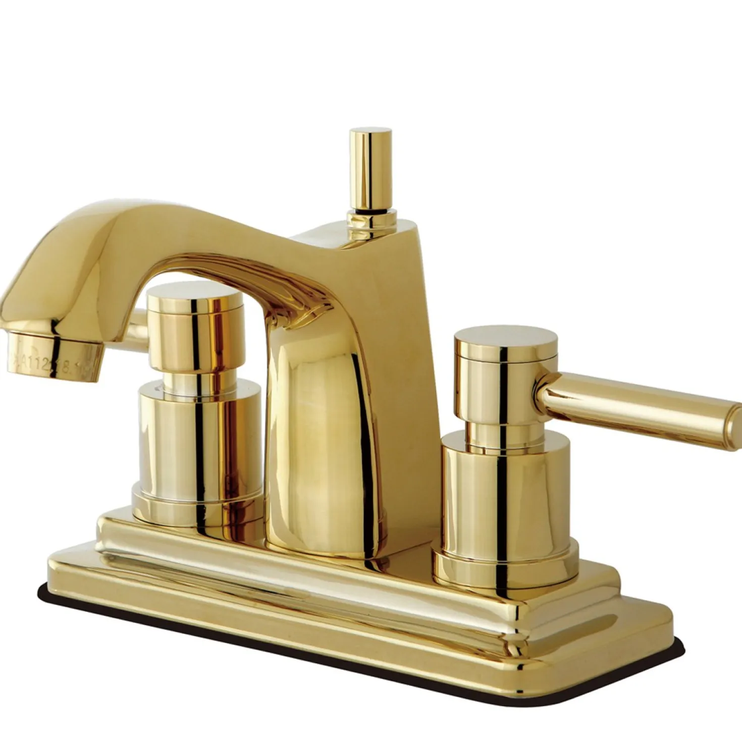 Kingston Brass Concord 4" Centerset Lavatory Faucet with Brass Pop-up and Two Handle
