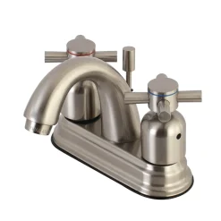 Kingston Brass Concord 4" Centerset Cross-Handle Bathroom Faucet