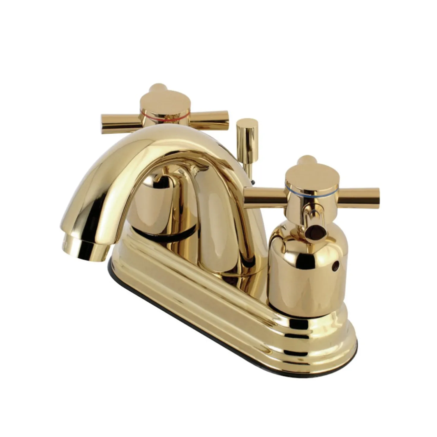Kingston Brass Concord 4" Centerset Cross-Handle Bathroom Faucet