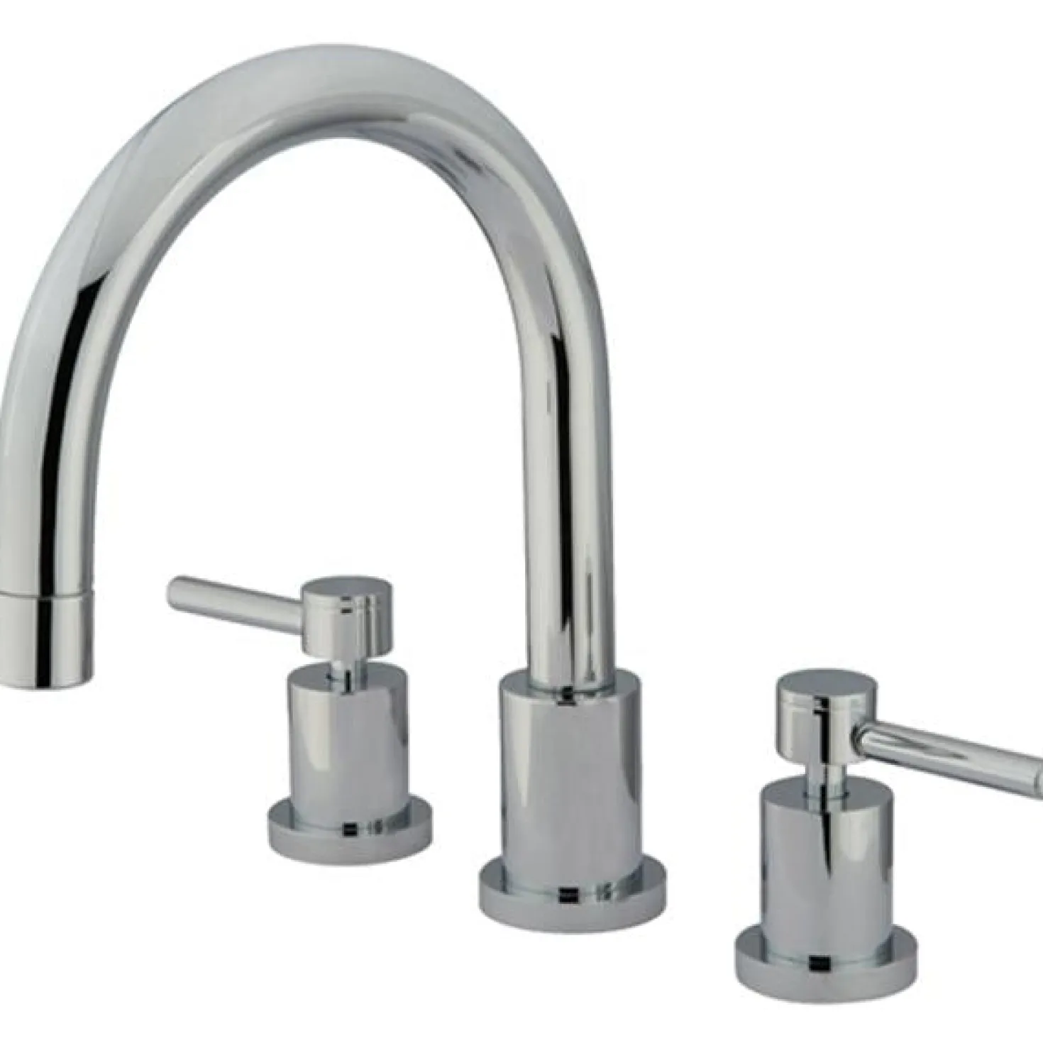 Kingston Brass Concord Contemporary Two Handle Roman Tub Filler