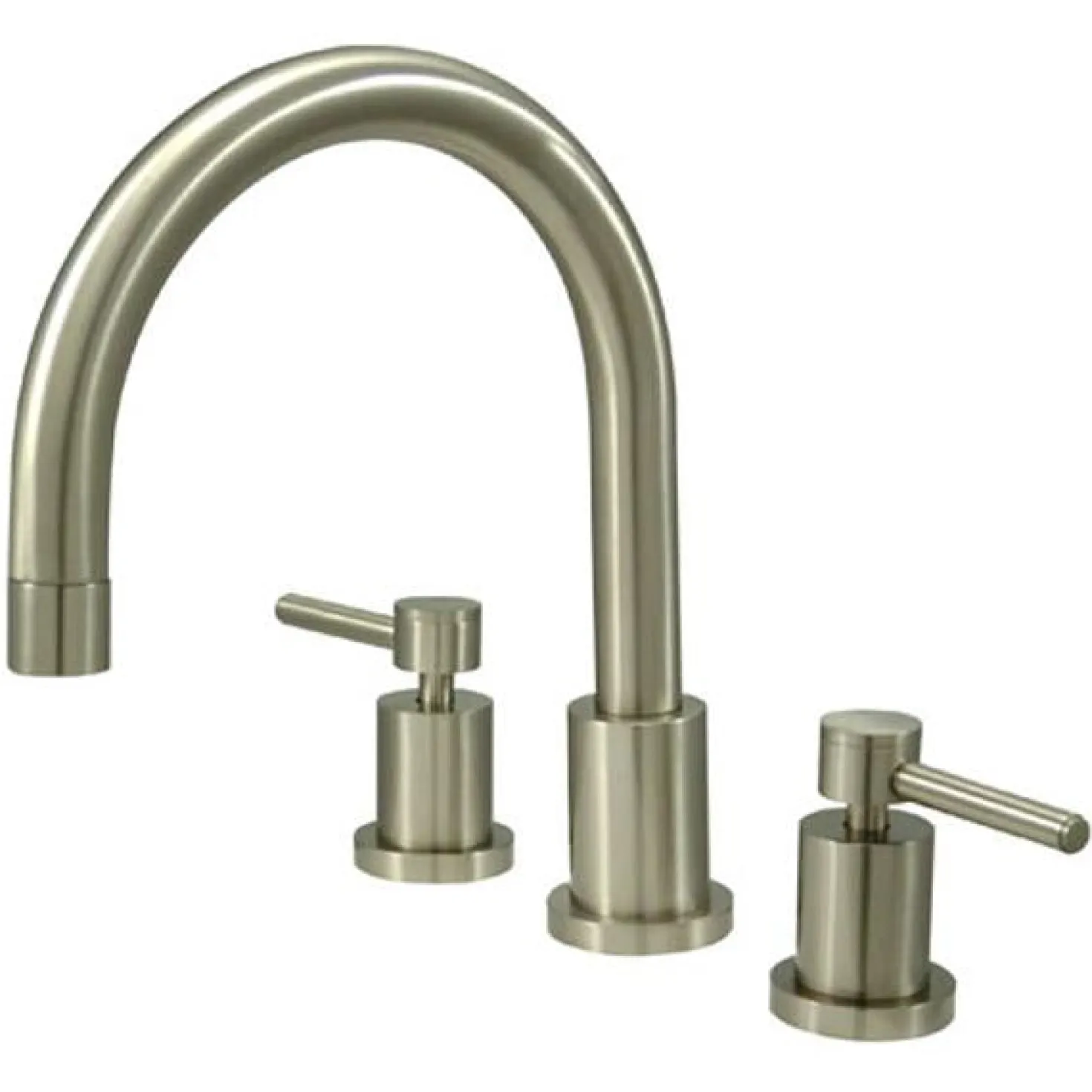 Kingston Brass Concord Contemporary Two Handle Roman Tub Filler