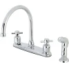 Kingston Brass Concord Deck Mount Centerset Kitchen Faucet