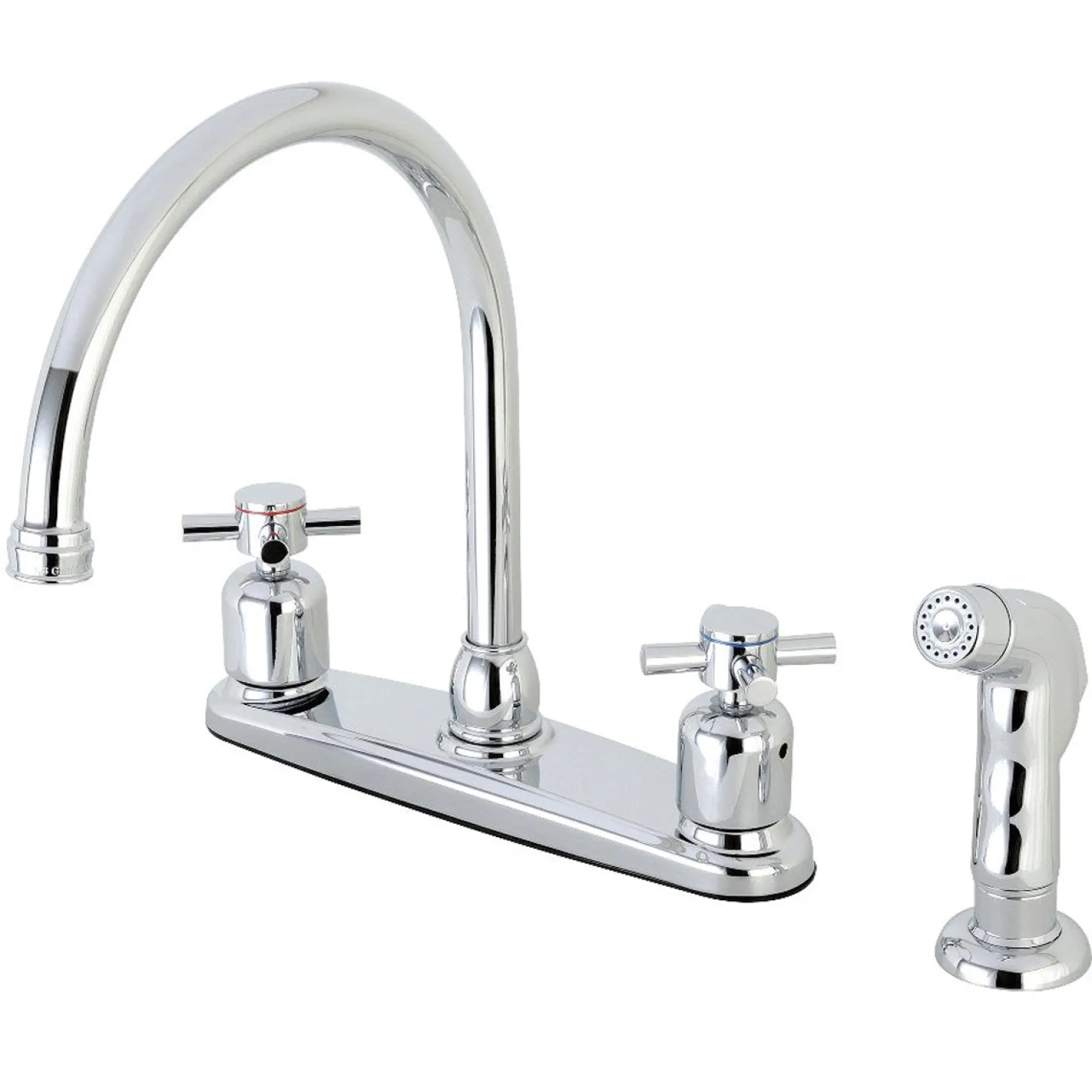 Kingston Brass Concord Deck Mount Centerset Kitchen Faucet