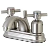 Kingston Brass Concord Deck Mount 4-Inch Centerset Bathroom Faucet