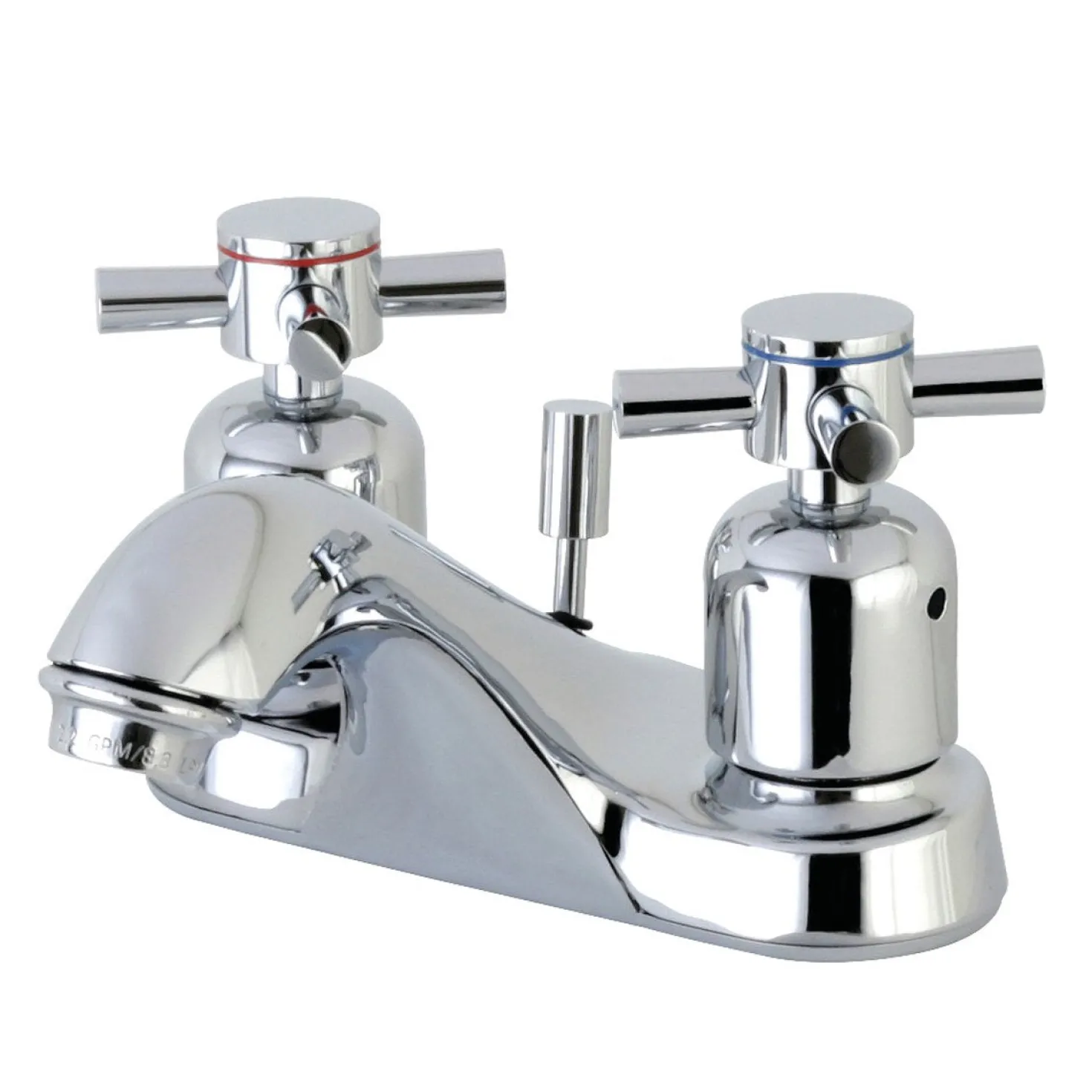 Kingston Brass Concord Deck Mount 4-Inch Centerset 3-Hole Bathroom Faucet