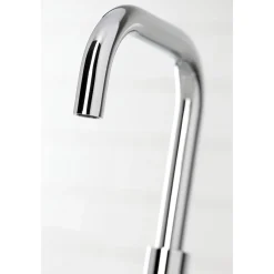 Kingston Brass Concord Deck Mount Widespread Bathroom Faucet with Brass Pop-Up