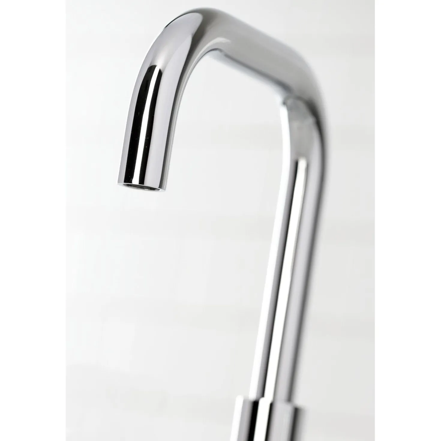 Kingston Brass Concord Deck Mount Widespread Bathroom Faucet with Brass Pop-Up