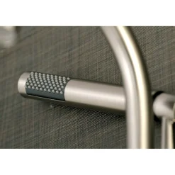 Kingston Brass Concord Deck Mount Wall Mount Tub Filler with Hand Shower