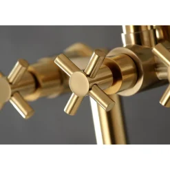 Kingston Brass Concord Deck Mount 2-Hole Tub Filler with Hand Shower