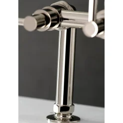 Kingston Brass Concord Deck Mount 2-Hole Tub Filler with Hand Shower