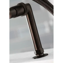 Kingston Brass Concord Deck Mount Tub Filler with Hand Shower