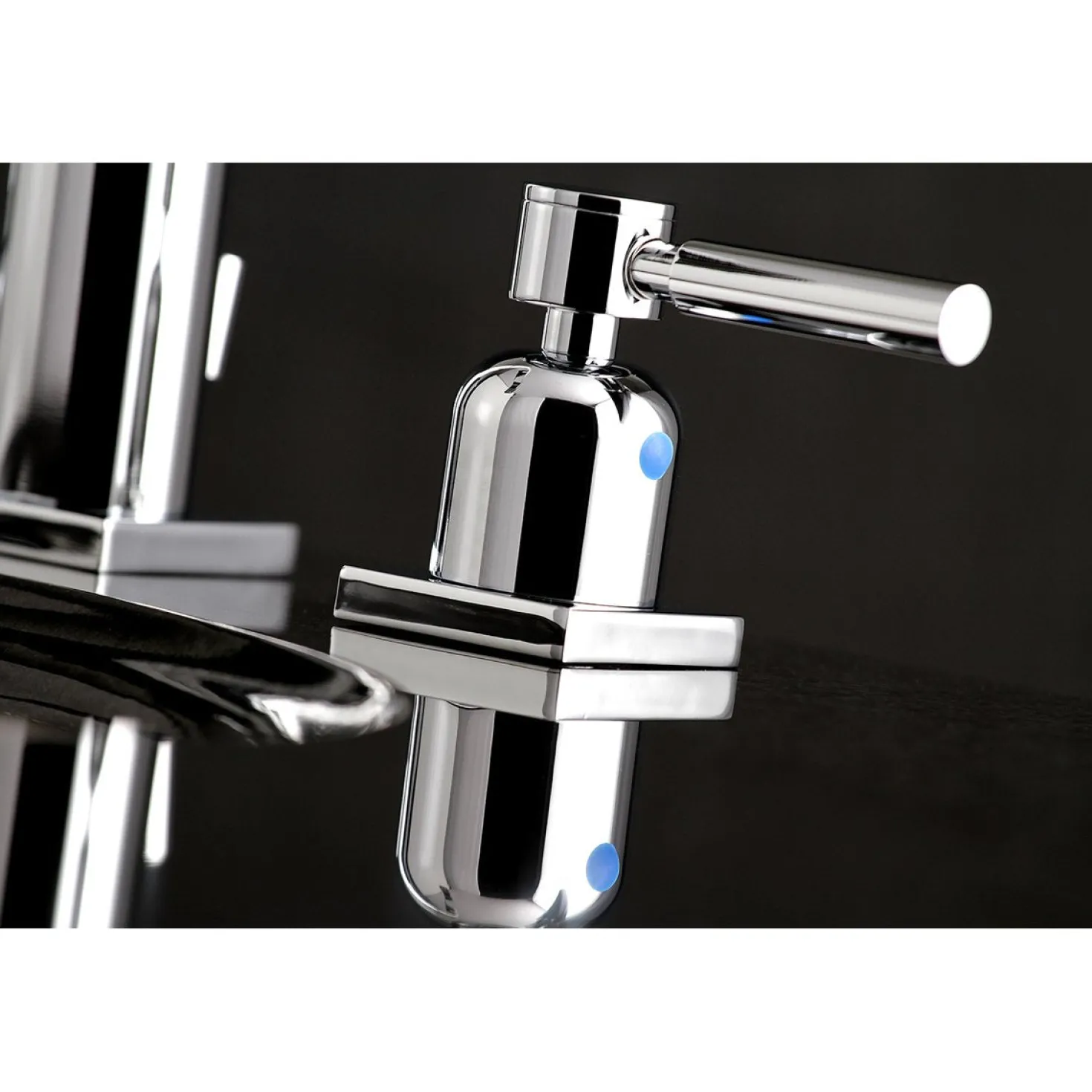 Kingston Brass Concord Fauceture 3-Hole 8-Inch Widespread Bathroom Faucet