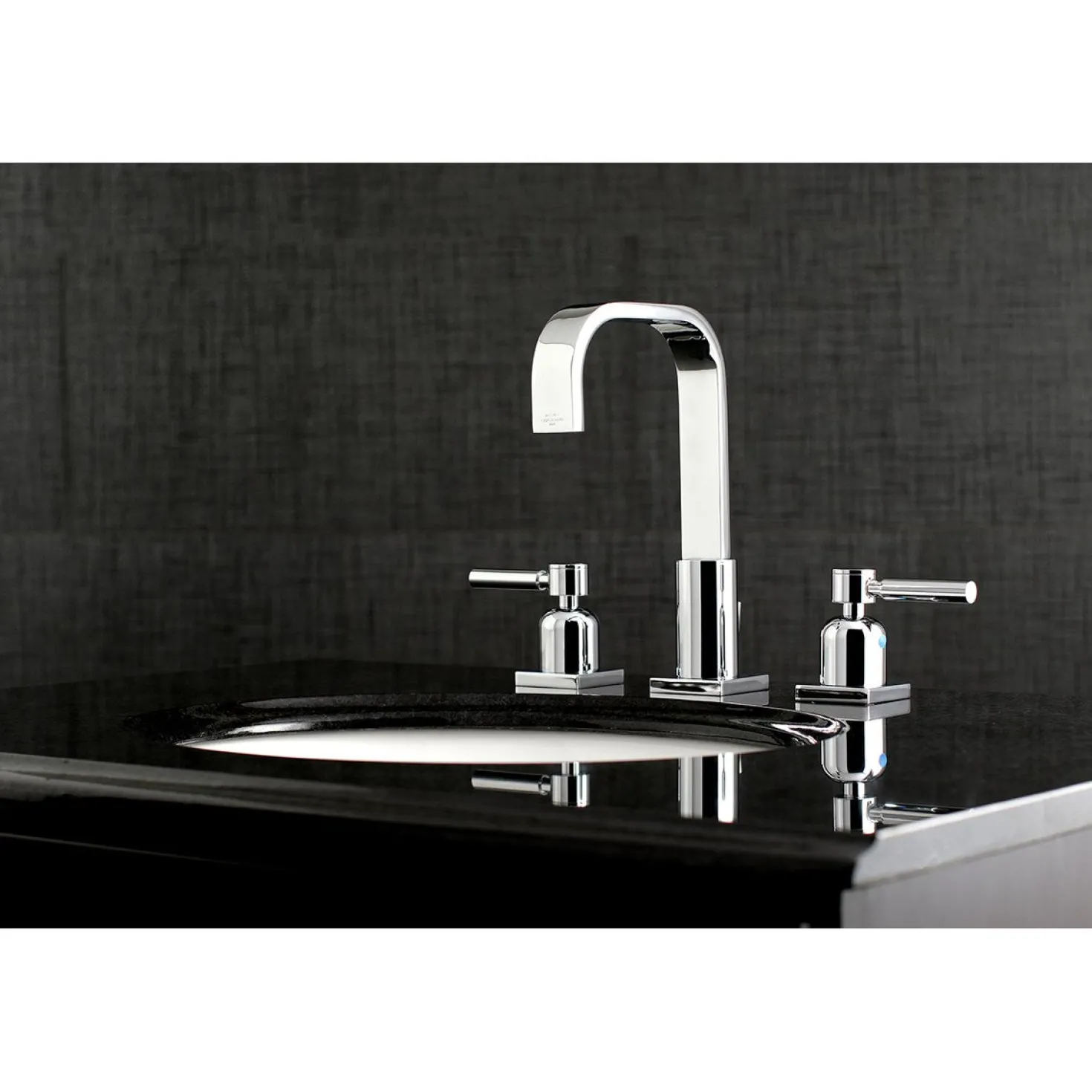 Kingston Brass Concord Fauceture 3-Hole 8-Inch Widespread Bathroom Faucet