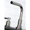Kingston Brass Concord Fauceture 8-Inch Widespread Deck Mount Bathroom Faucet
