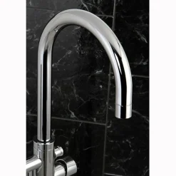 Kingston Brass Concord Floor Mount Tub Filler with Hand Shower