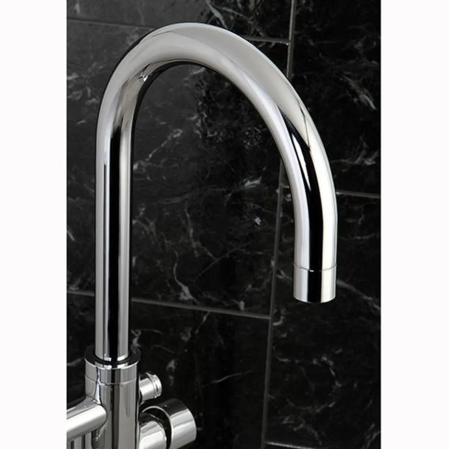 Kingston Brass Concord Floor Mount Tub Filler with Hand Shower